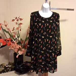 NWOT MINA UK Women’s Unique Design Well Tailored Pleated Lined Dress Size 10